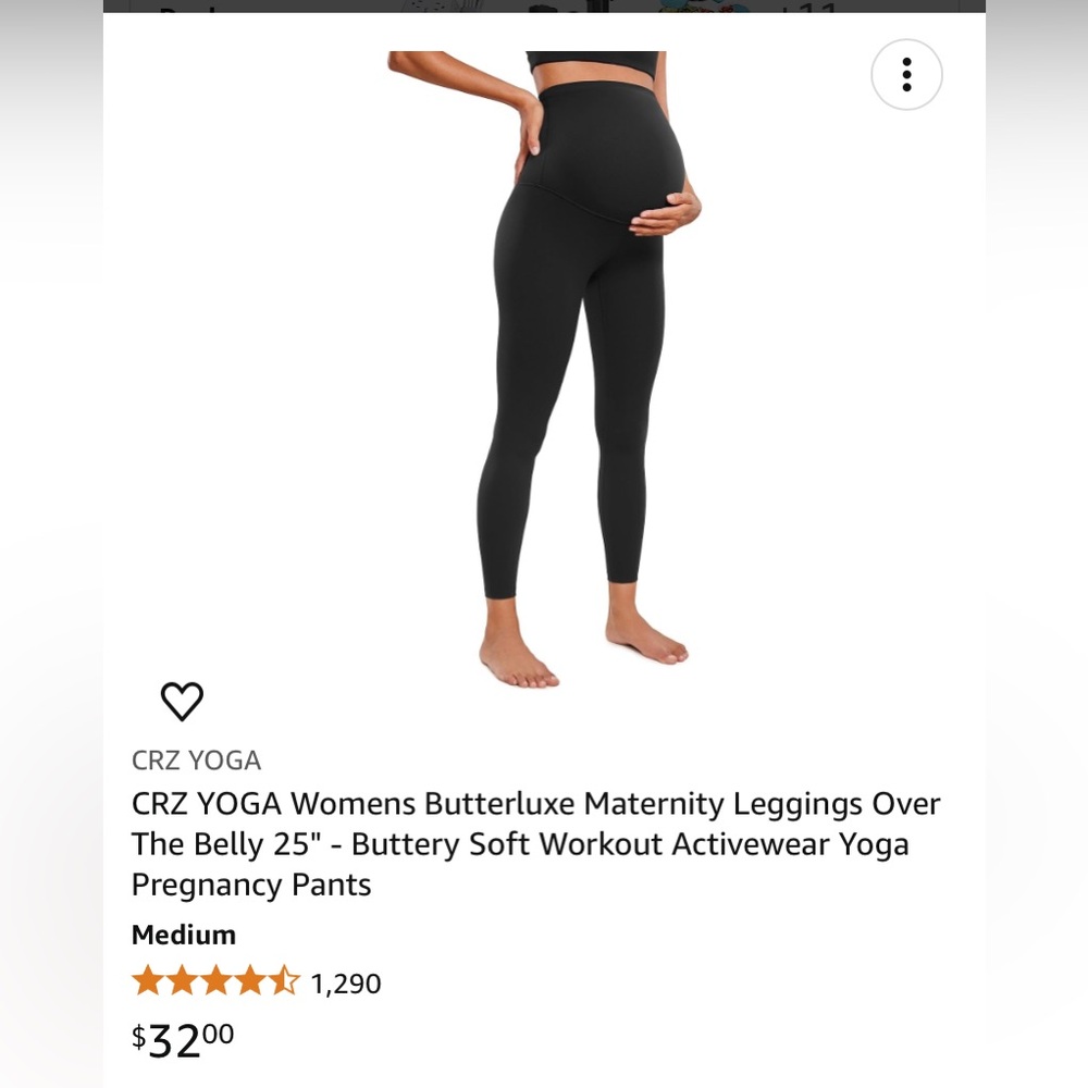 CRZ YOGA maternity leggings